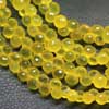 Natural Yellow Chalcedony Faceted Onion Drop Briolette Beads Strand You will get 9 Inches and Sizes 7mm approx. Approximately 60 beads in 9 Inches.